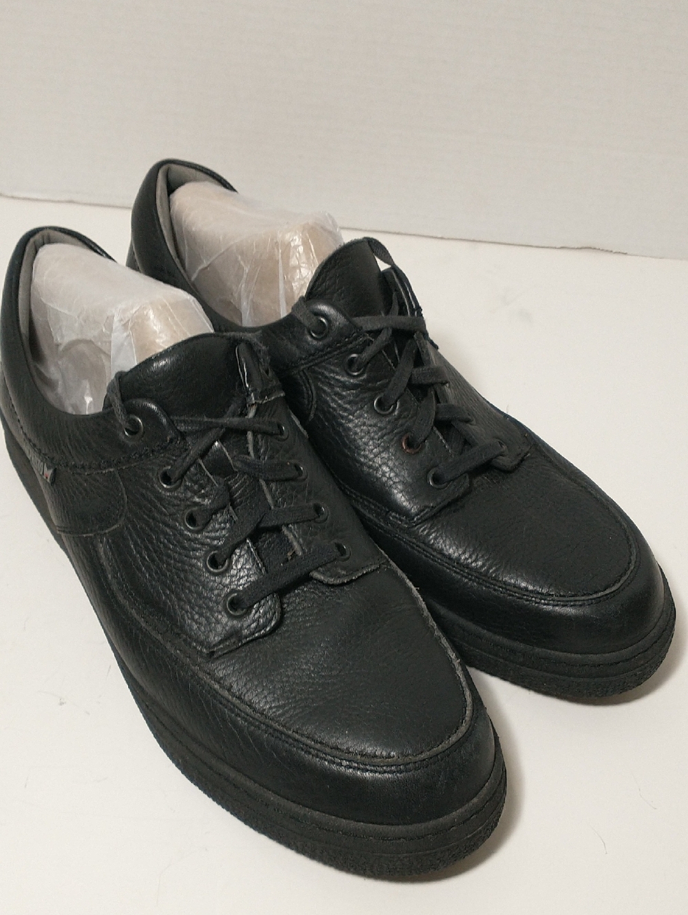 Mephisto Travel Air Jet Stream Black Leather Lace-Up Oxfords Sneaker,Men Size 11